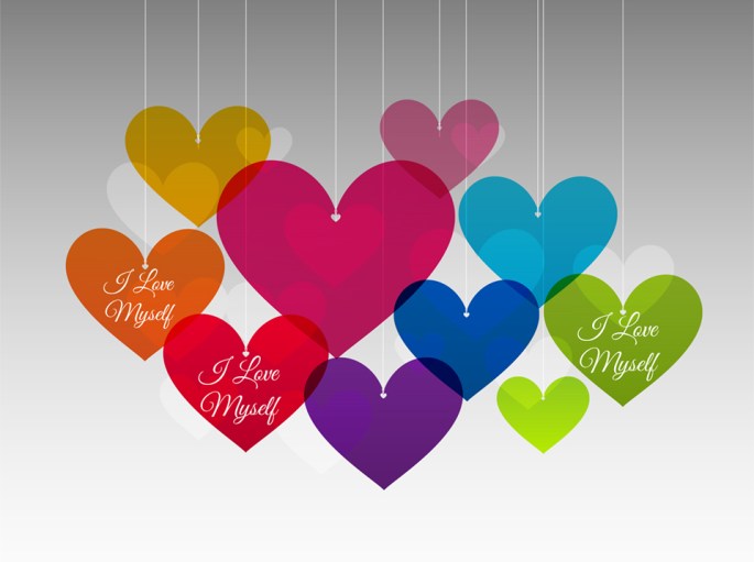 colorful-hearts-i-love-myself